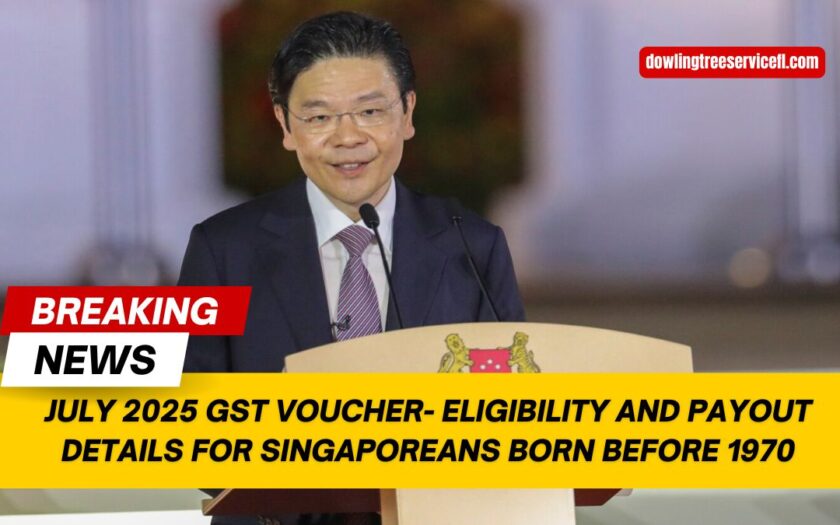 July 2025 GST Voucher- Eligibility and Payout Details for Singaporeans Born Before 1970