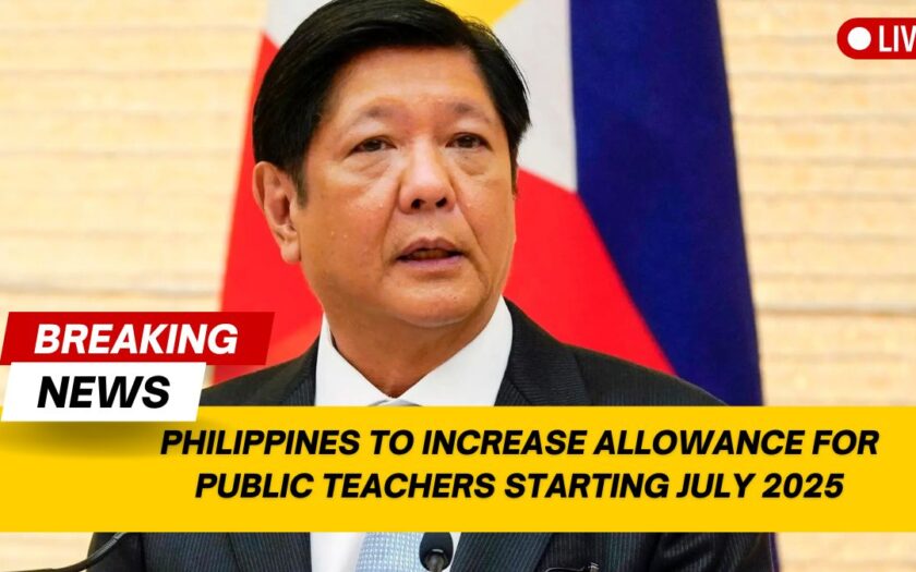 Philippines to Increase Allowance for Public Teachers Starting July 2025
